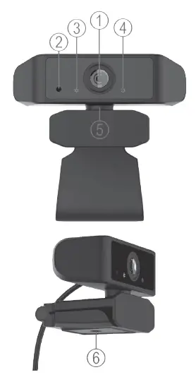 DELTACO- DELO-0653- Webcam- with -Built-in- Mic- 1