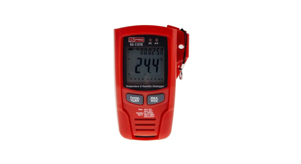 Rs Pro Rs-172tk Temperature And Humidity Datalogger Instruction Manual Rs Pro Rs-172tk Temperature And Humidity Datalogger Instruction Manual