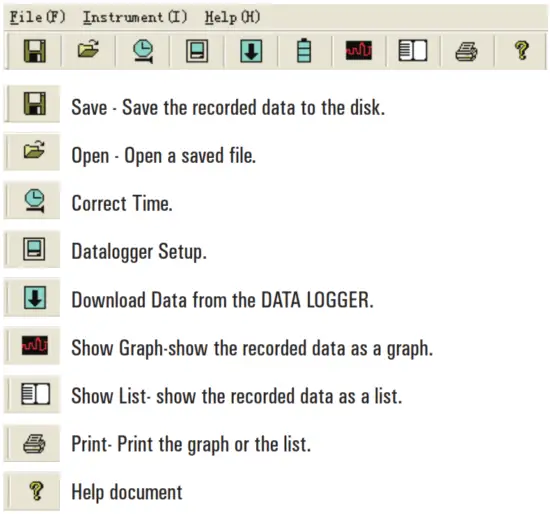 RS PRO RS 172TK Temperature and Humidity Datalogger - Fig 1