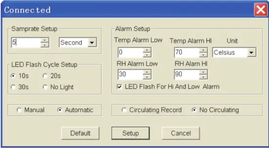 RS PRO RS 172TK Temperature and Humidity Datalogger - Fig 3