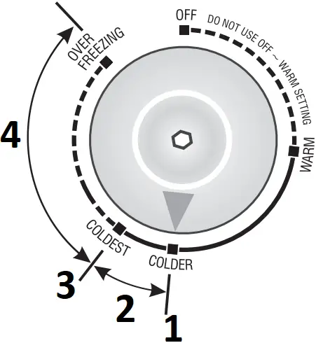 LG LRONC0705V - TEMPERATURE CONTROL