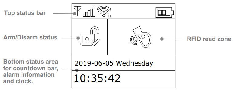 SimpliSafe Smart Security Tamper Home screen