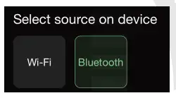 APP to switch BT mode