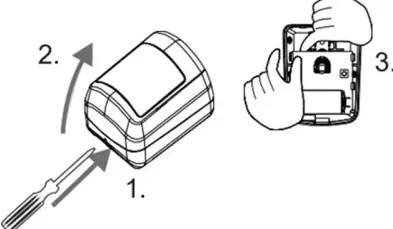 WBOX TECHNOLOGIES 0E-PIR433 433MHz Wireless PIR Motion Sensor 4