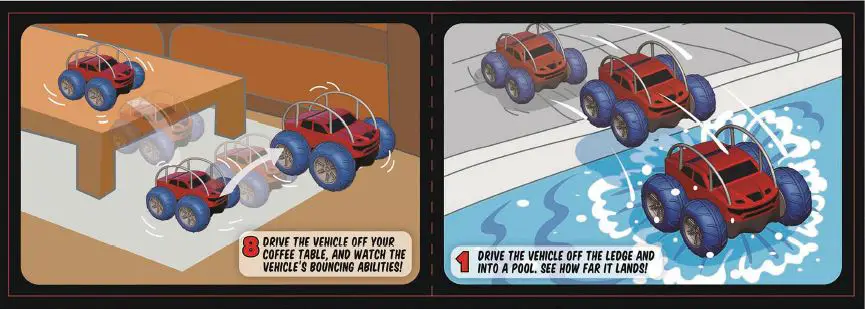 Brookstone AQUATIC NIMBLER Remote Control Car 2