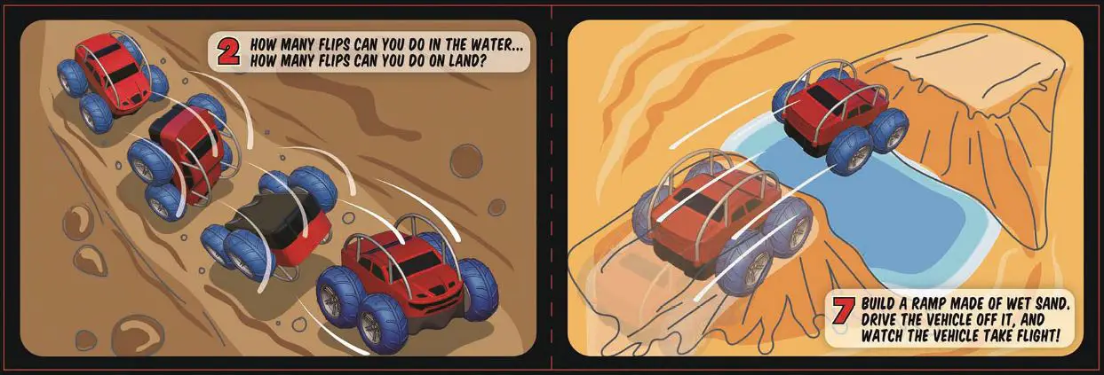 Brookstone AQUATIC NIMBLER Remote Control Car 3