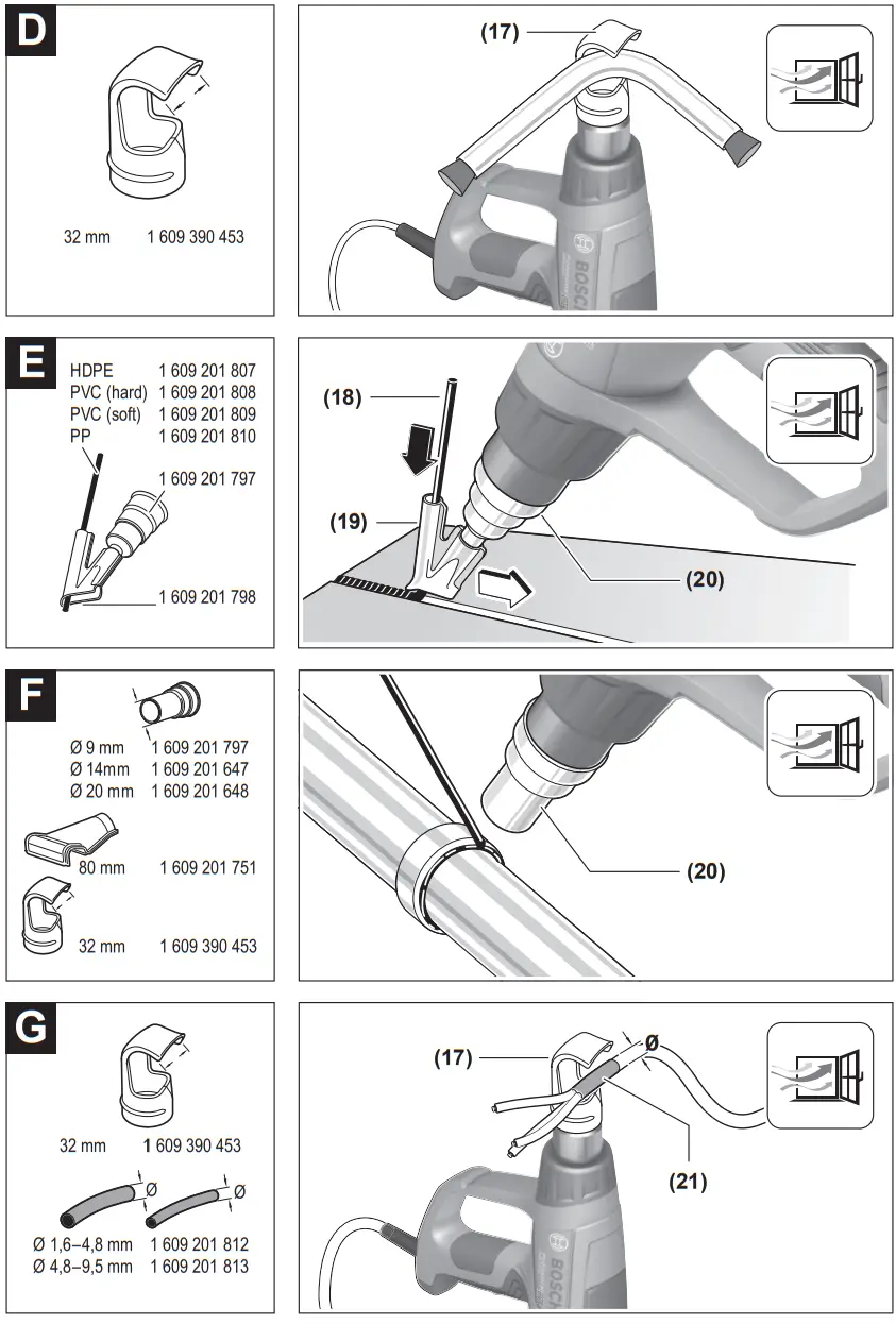 BOSCH 20-63 GHG Professional Heat Gun - fig 2