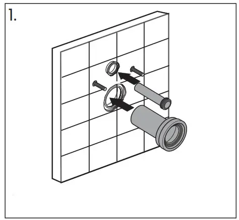 SwissMadison Wall-Hung Carrier System -· Install pipes
