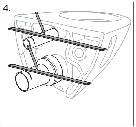 SwissMadison Wall-Hung Carrier System - · With a ruler, against