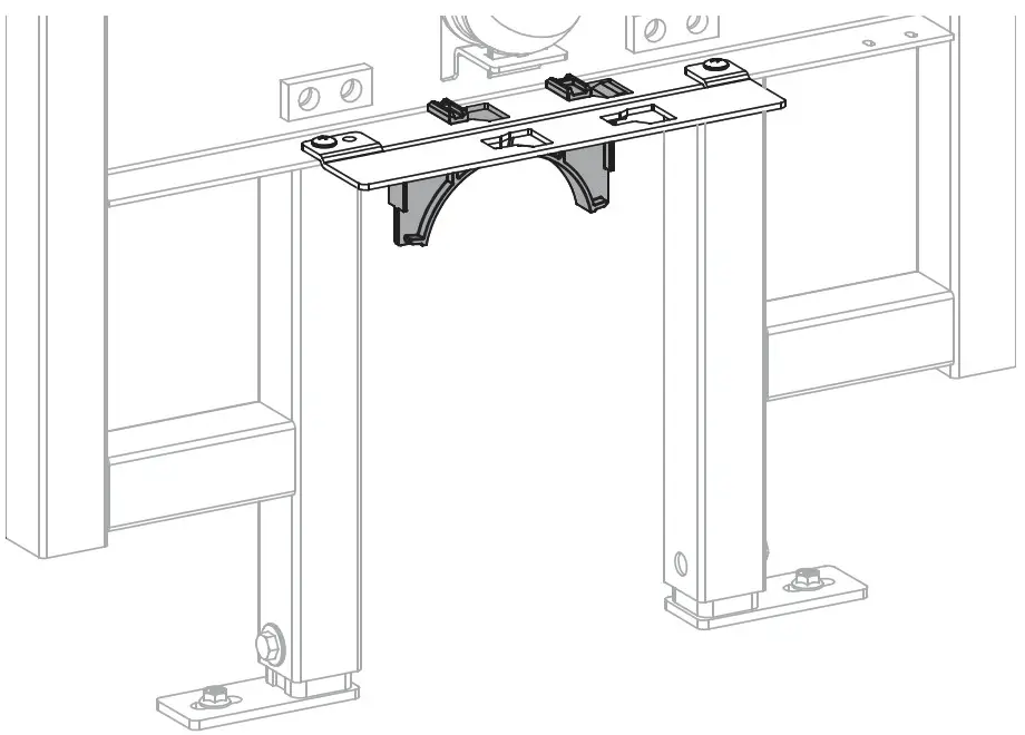 SwissMadison Wall-Hung Carrier System -For a vertical