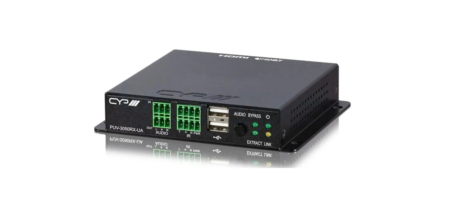 Cyp Puv-3050tx-ua Uhd+ Hdmi Over Hdbaset3 Transmitter User Manual Cyp Puv-3050tx-ua Uhd+ Hdmi Over Hdbaset3 Transmitter User Manual