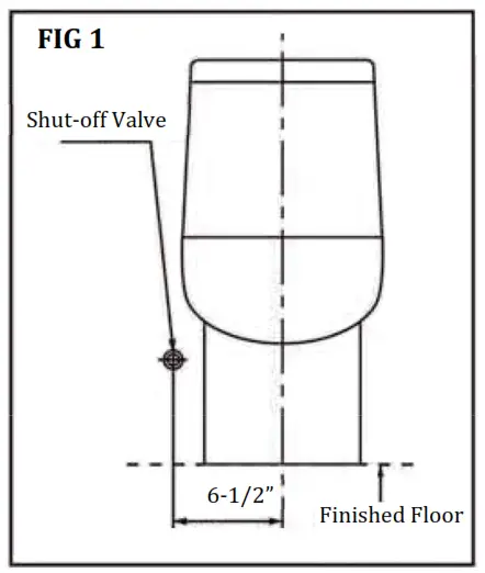 innoci 81171 High Efficiency Single Flush Elongated Toilet - fig