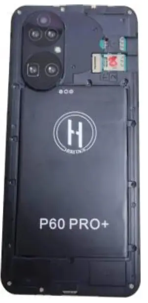 HERITAGE P60 Pro Plus Smartphone - SD Card Installation