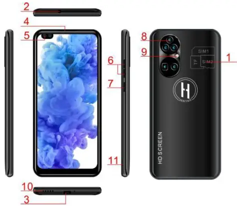 HERITAGE P60 Pro Plus Smartphone