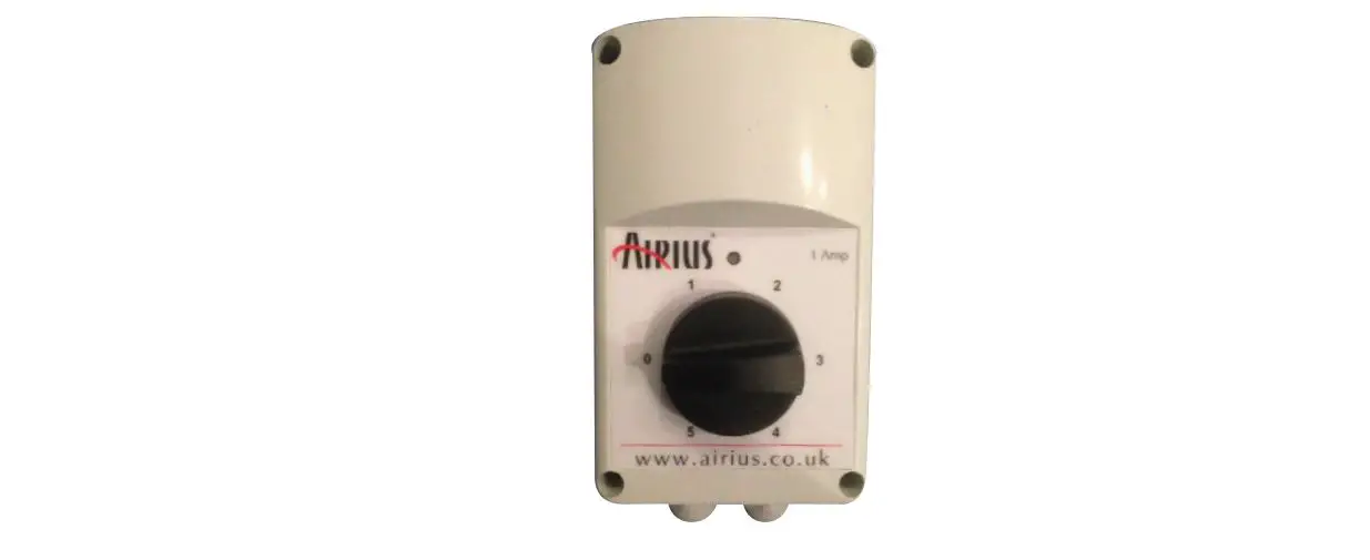 Airius Str-1-10l10 Speed Controller Installation Guide
