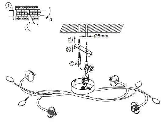Paul Neuhaus 6395-48 Ceiling light LED fig 1