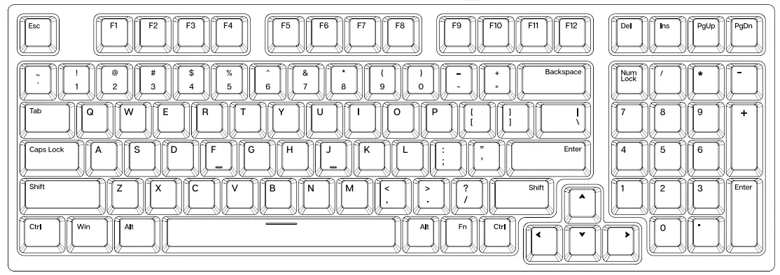 EPOMAKER Skyline 98 Wired Mechanical Gaming Keyboard Kit