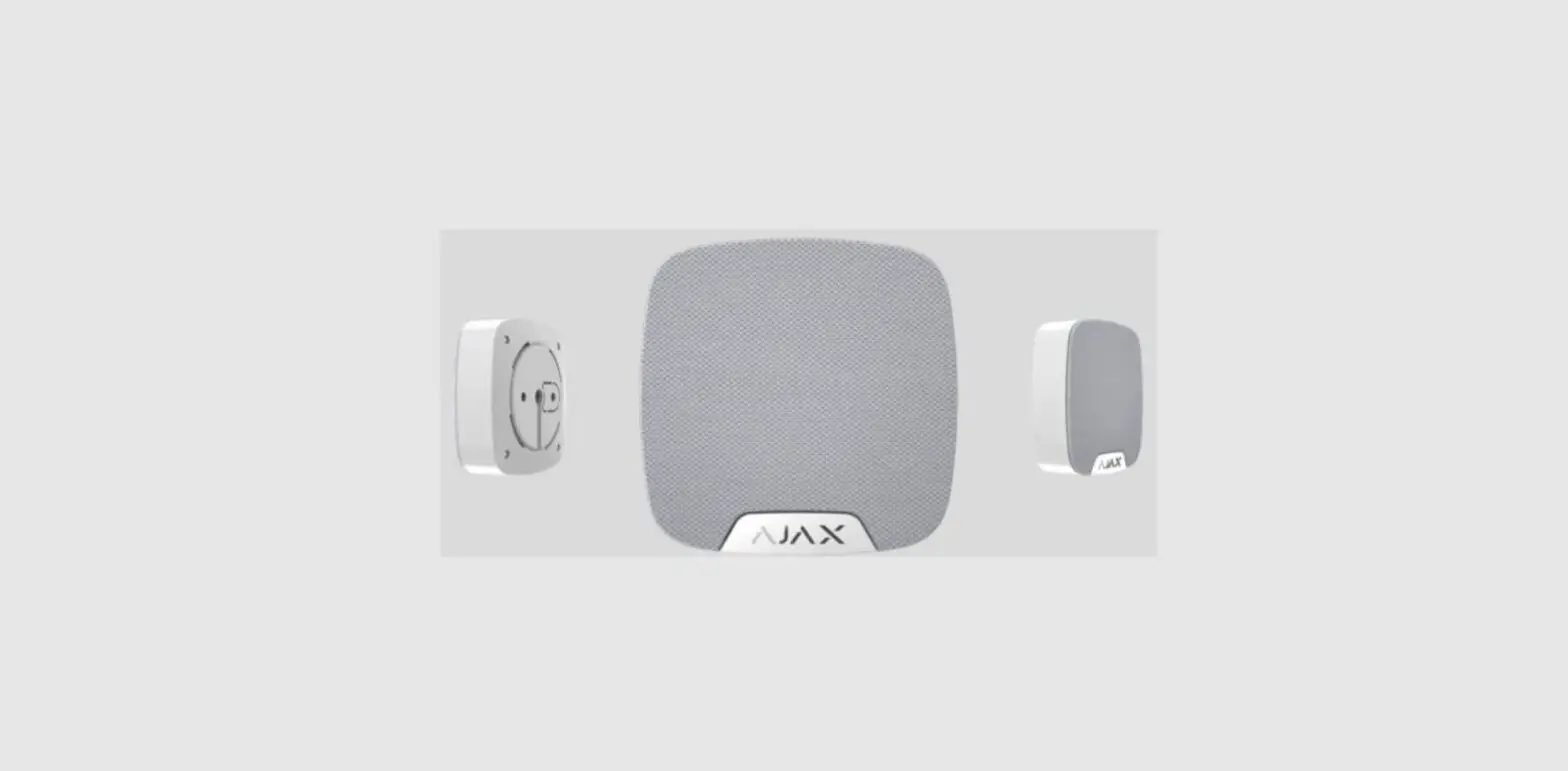 Ajax Homesiren Wireless Indoor Home Siren User Manual