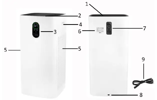 emerio AP-126308.1 Portable Air Purifier-1