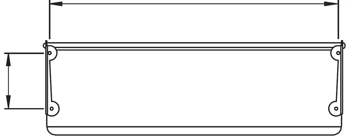 plank KEATS Elegant Brass Letter Plate 11