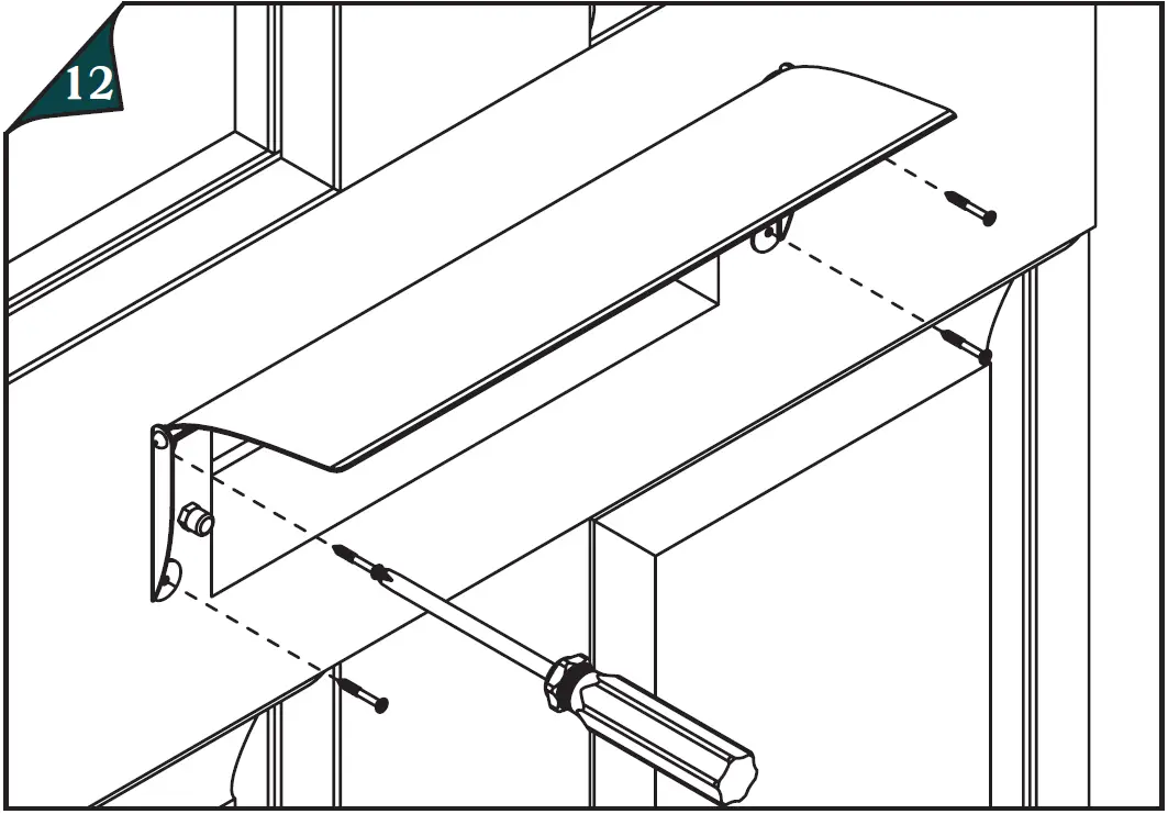 plank KEATS Elegant Brass Letter Plate 12