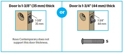 Kwikset Kevo Smart Locks - Install the exterior assembly B