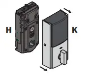 Kwikset Kevo Smart Locks - Install the interior assembly B