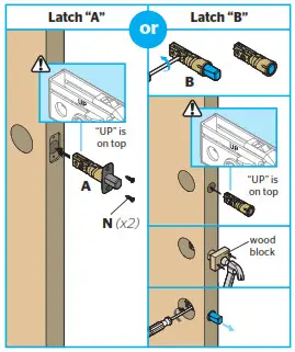 Kwikset Kevo Smart Locks - Install the latch and strike D