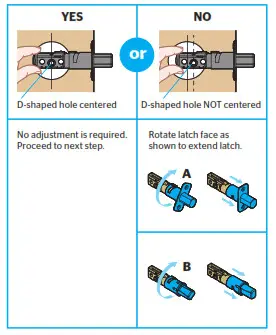 Kwikset Kevo Smart Locks - Install the latch and strike C