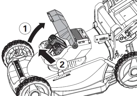 WORX WG748E Battery-Powered Lawn Mower 11