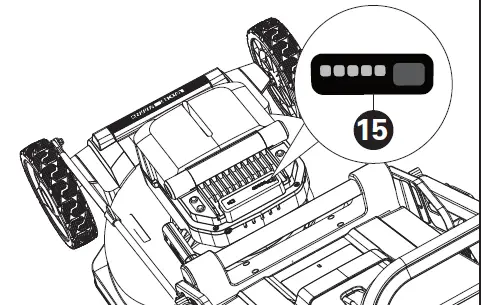 WORX WG748E Battery-Powered Lawn Mower 15