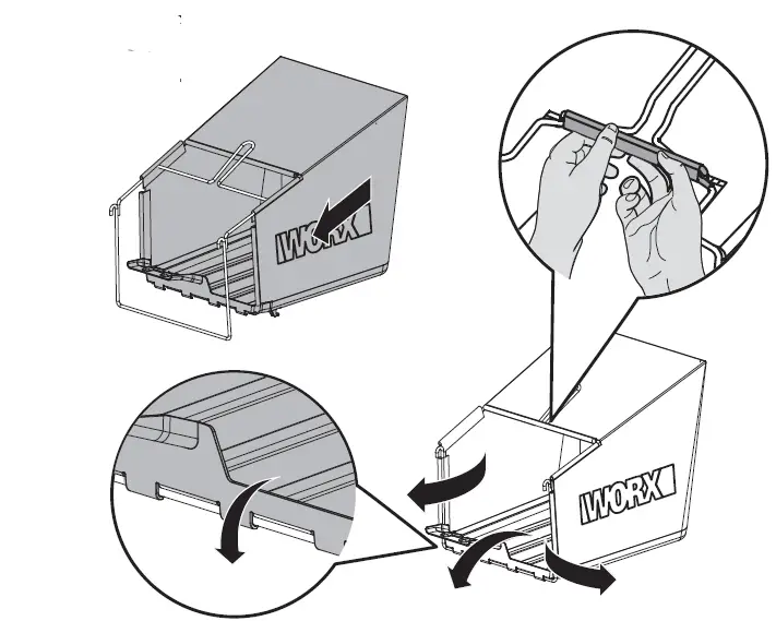 WORX WG748E Battery-Powered Lawn Mower 4