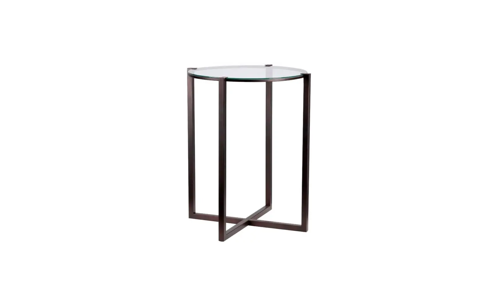 Wrought Studio Ck1175402 Appollonia 24 Inch Tall Glass Cross Legs End Table Instruction Manual