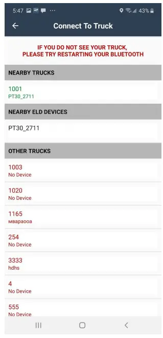CONNECTING ELD DEVICE