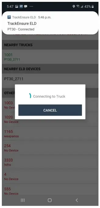 CONNECTING ELD DEVICE