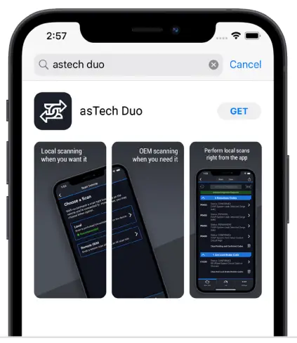 asTech Duo Apps - asTech Duo app