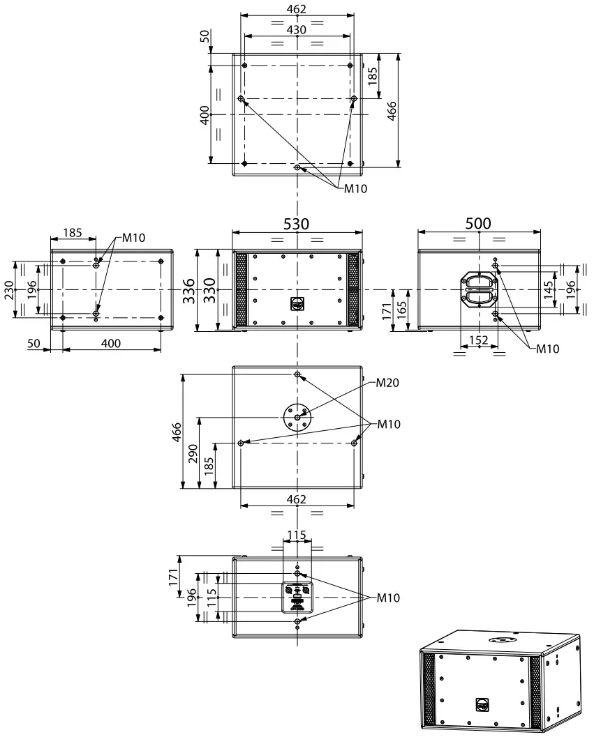 KV2 audio ESD Series Subwoofers - FIG 3