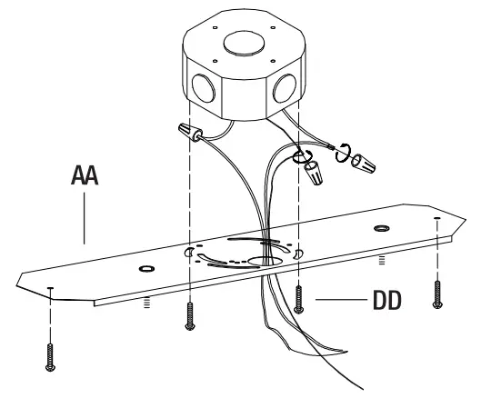 HAMPTON BAY 65133 Rigby 3 Light Matte Black Linear Dining Room Chandelier - 1