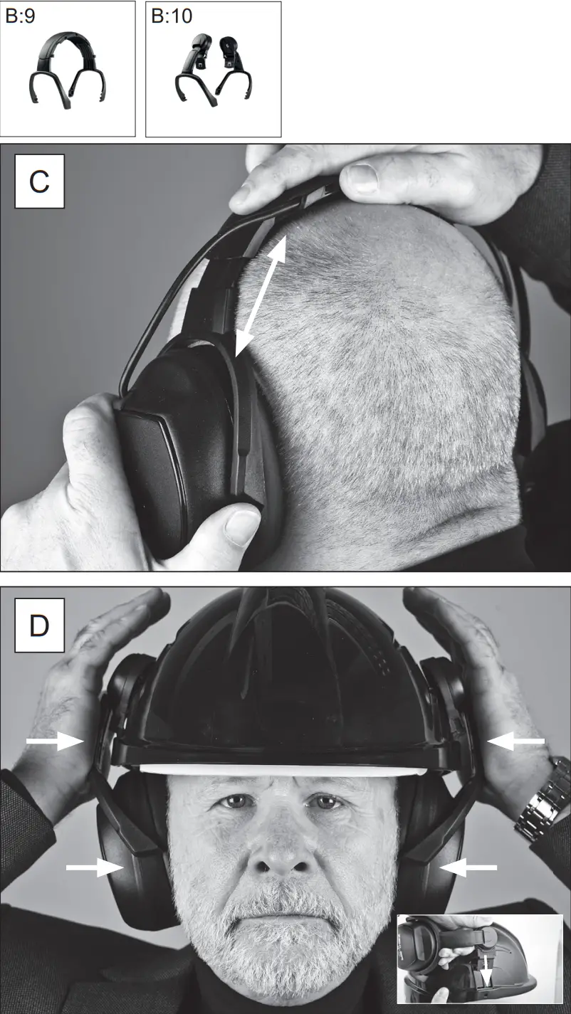 ZEKLER 412 RDB Hearing Bluetooth Radio Hearing Protection with Batteries - Fig 5