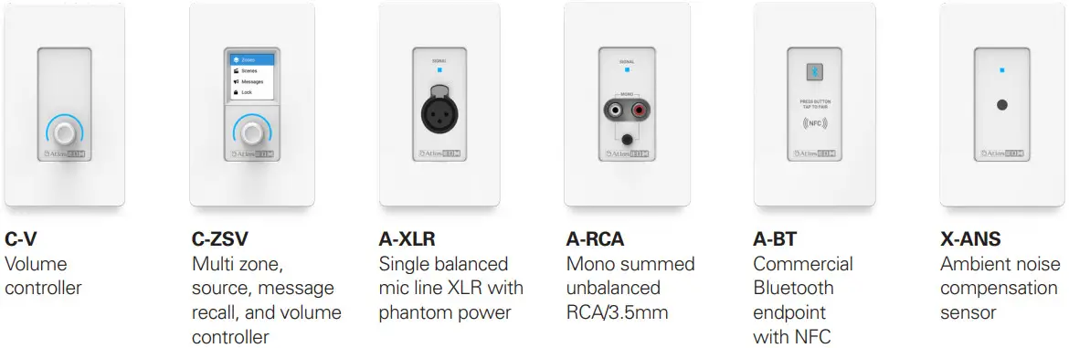 AtlasIED Atmosphere AZM4AZM8 -Available Accessories
