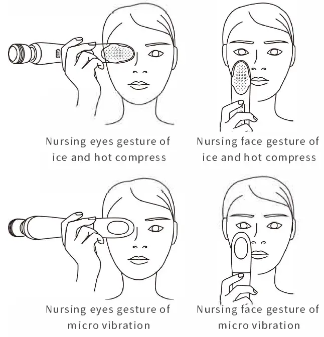 SHARPER IMAGE AS-EM002 Eye Care Wand Massager 2