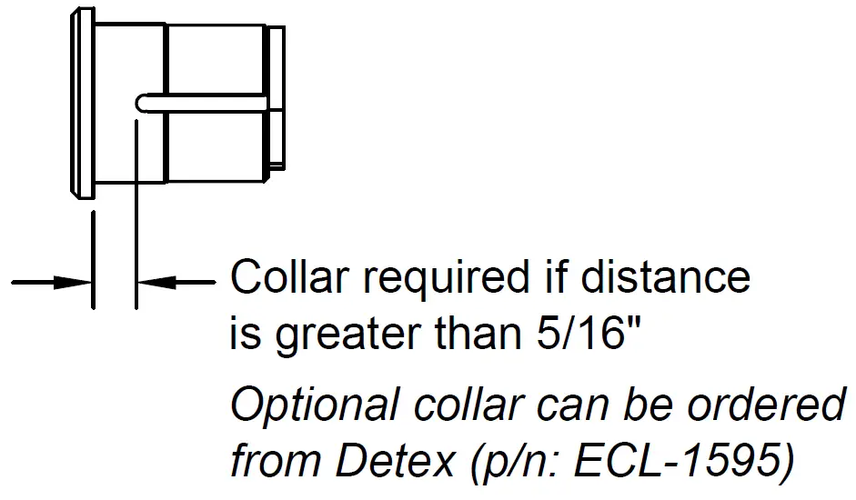 DETEX 105830 Door Prop Alarm 10