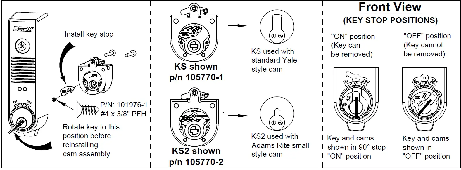 DETEX 105830 Door Prop Alarm 21