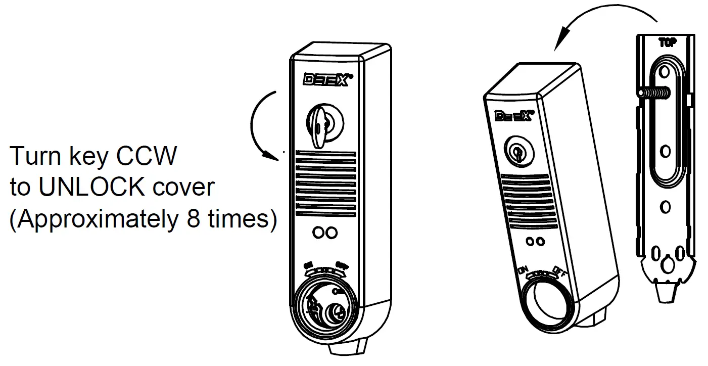DETEX 105830 Door Prop Alarm 7