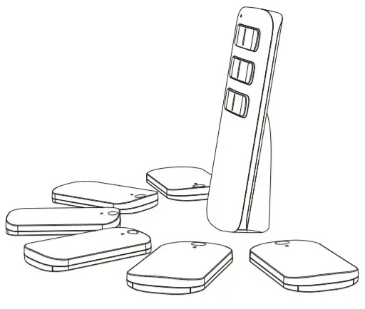 esky KF06C Wireless key Finders