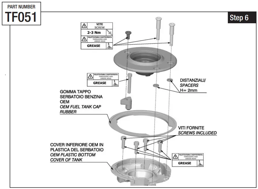 rizoma TF051 Fuel Tank Cap-fig9