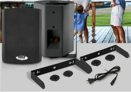 Pyle-PDWR58AB-5.25''-Pro-Active-Wall-Mountable-Speakers-FIG-1