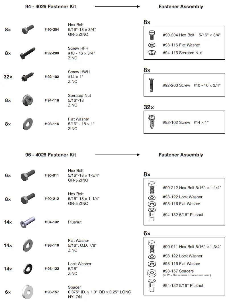 RANGER N5-RS84-4 Shelving - fig 1