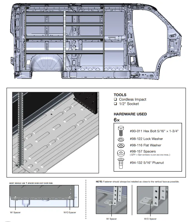 RANGER N5-RS84-4 Shelving - fig 11