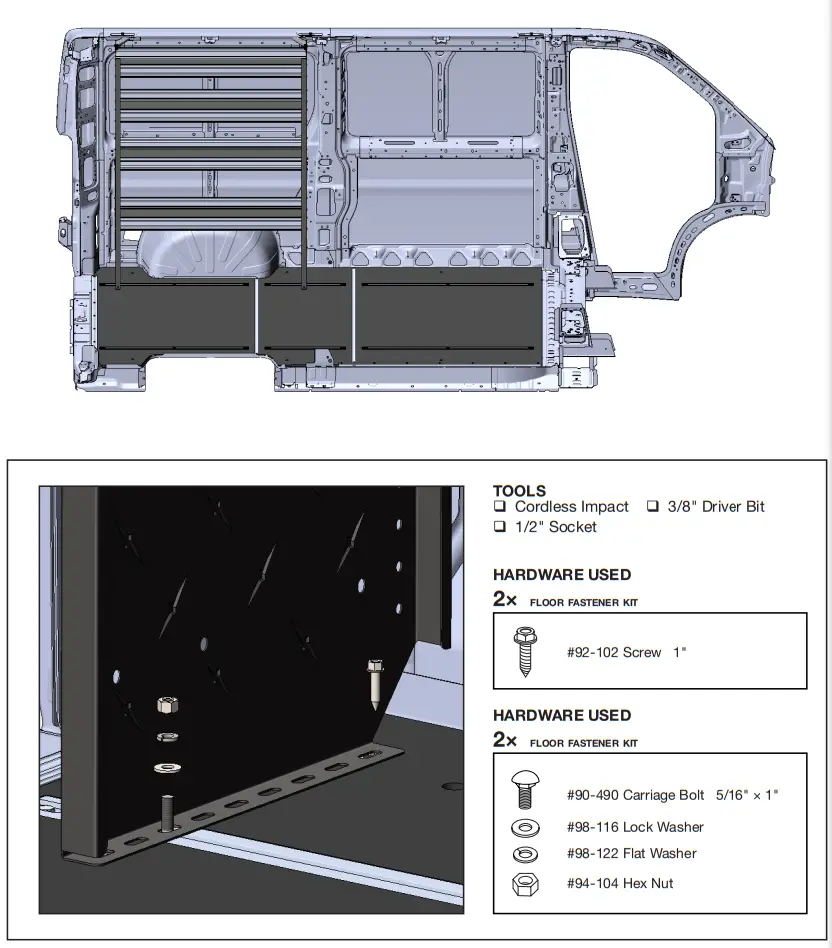 RANGER N5-RS84-4 Shelving - fig 12